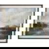 Blue Reverie Framed Abstract Lake Print thumbnail 0