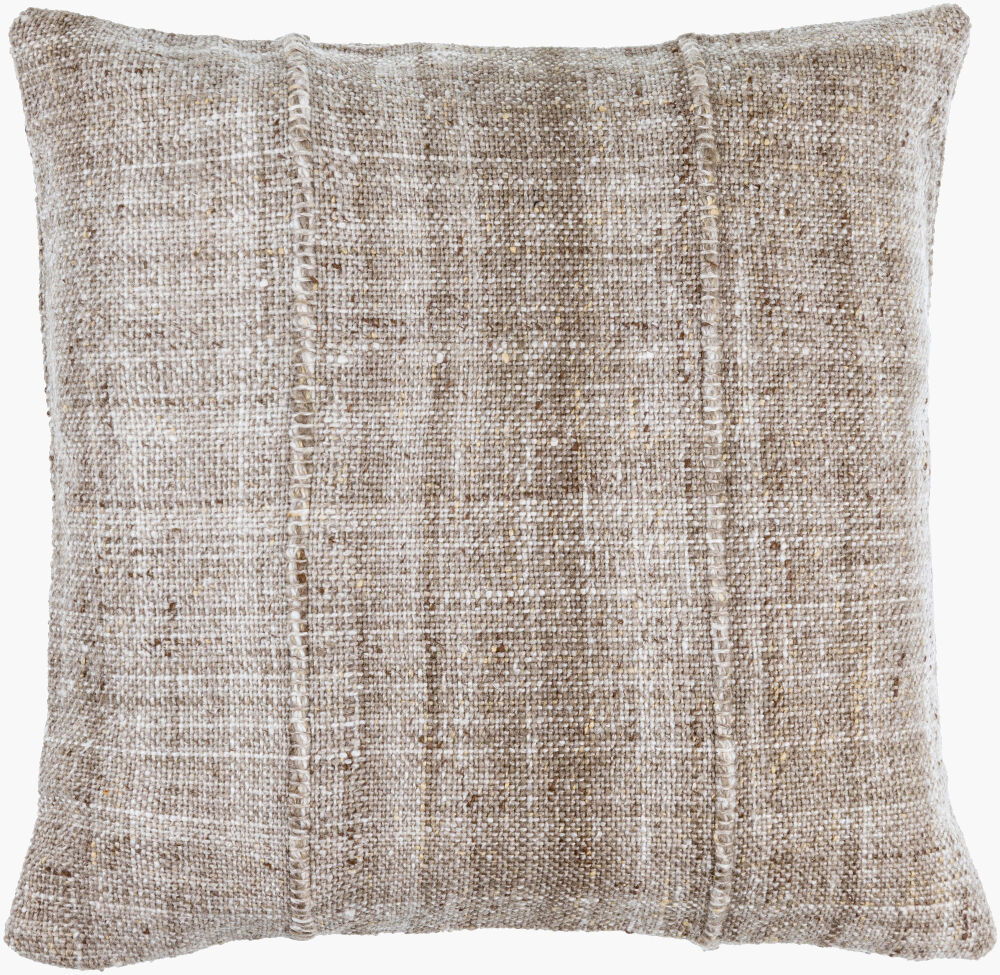 Mudcloth Accent Pillow Down, Decorative Pillow by Surya, 20" length x 20" width