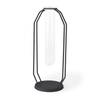 Aria 4.5L x 3.9W x 11.0H Metal and Glass Holder Object, Decorative Object by Mercana, 4.72" length x 3.94" width x 11.02" height thumbnail 1