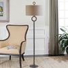 Ferro Cast Iron Floor Lamp, by Uttermost, 18" width x 66.25" height x 18" depth thumbnail 4