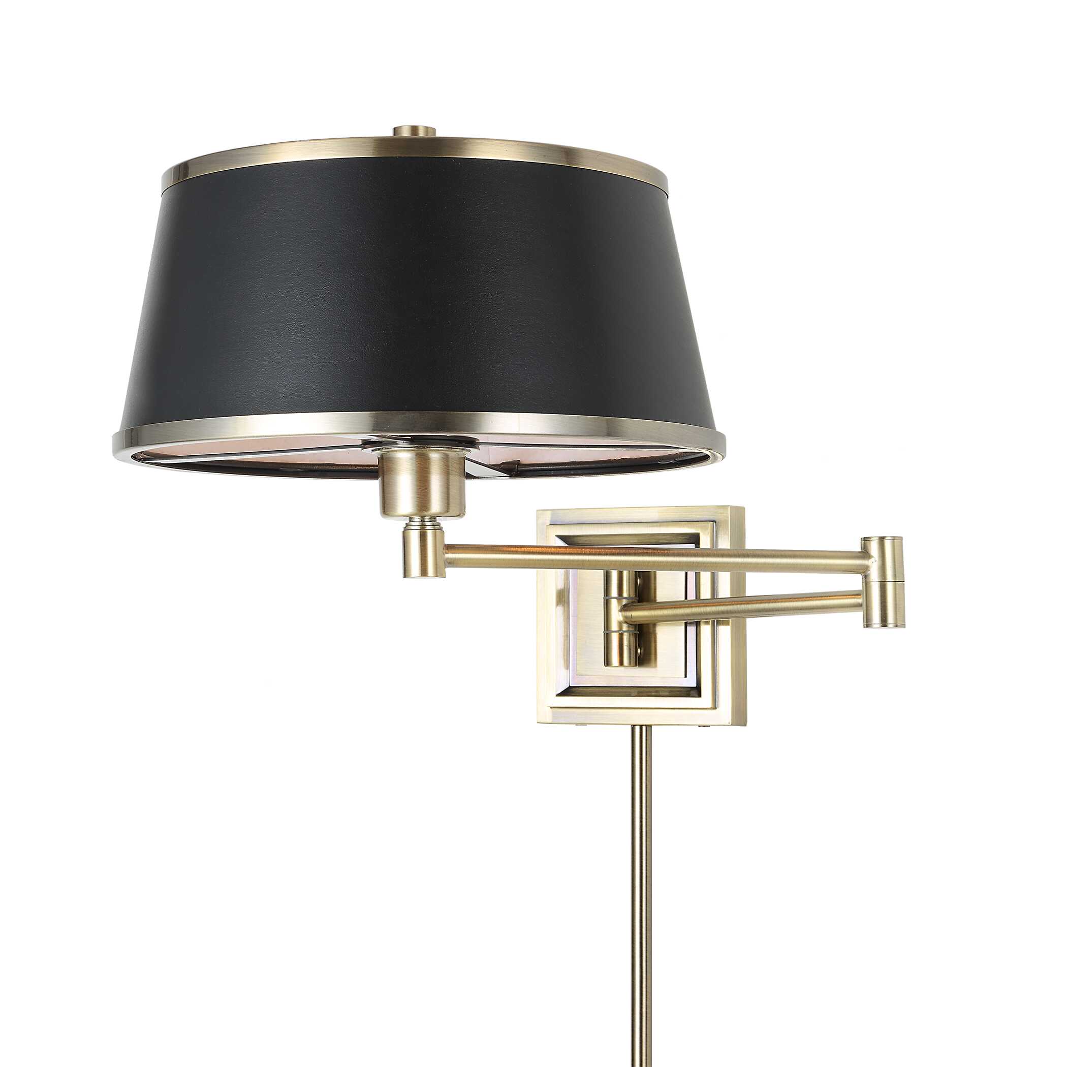 Newmarket 1 Light Brass Sconce, Ceiling Light by Uttermost, 12" width x 11.75" height x 26" depth View 4