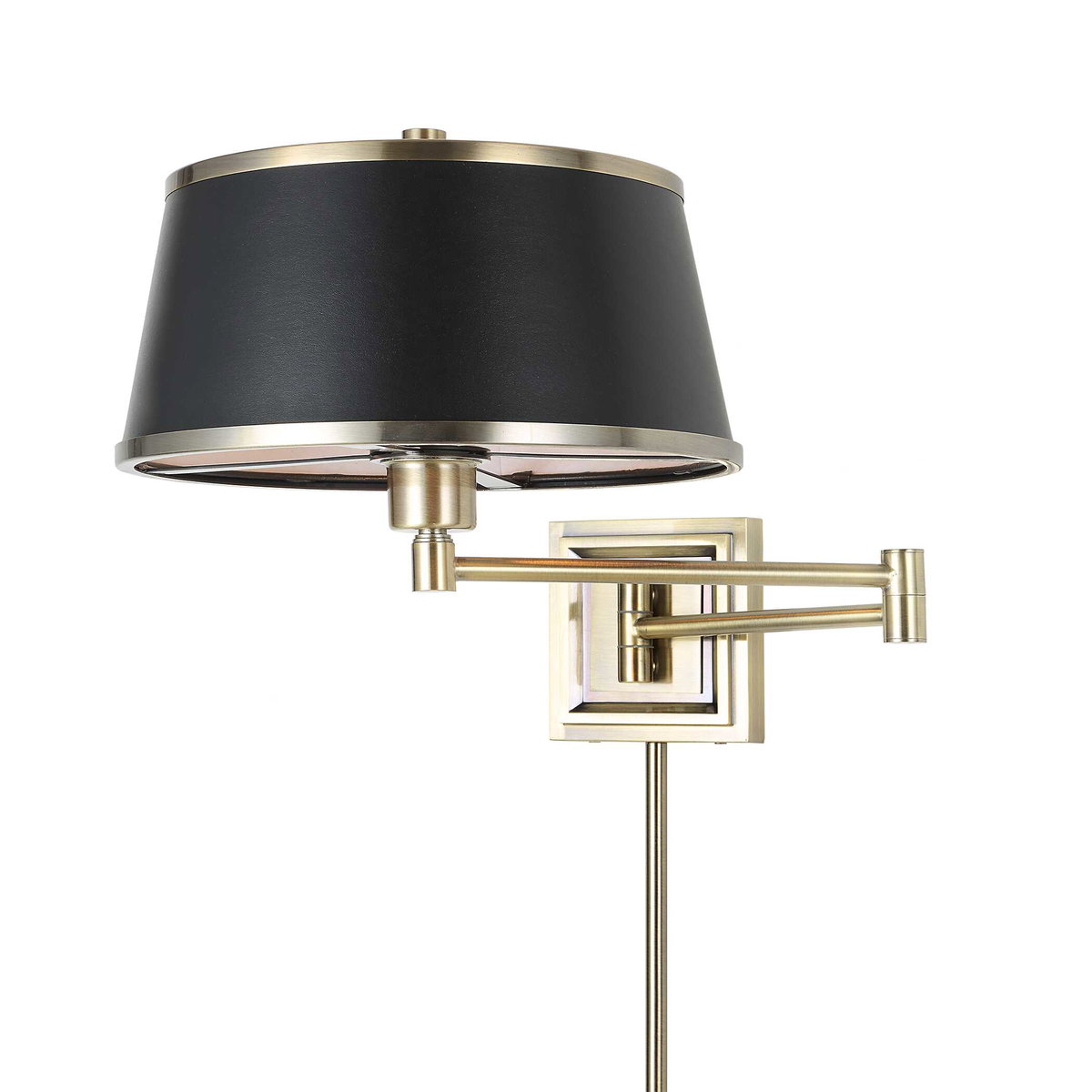 Newmarket 1 Light Brass Sconce, by Uttermost, 12" width x 11.75" height x 26" depth View 4