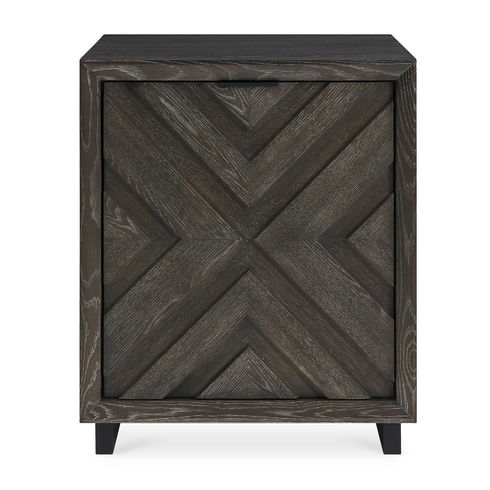 Barrett Dark Charcoal Oak Cabinet