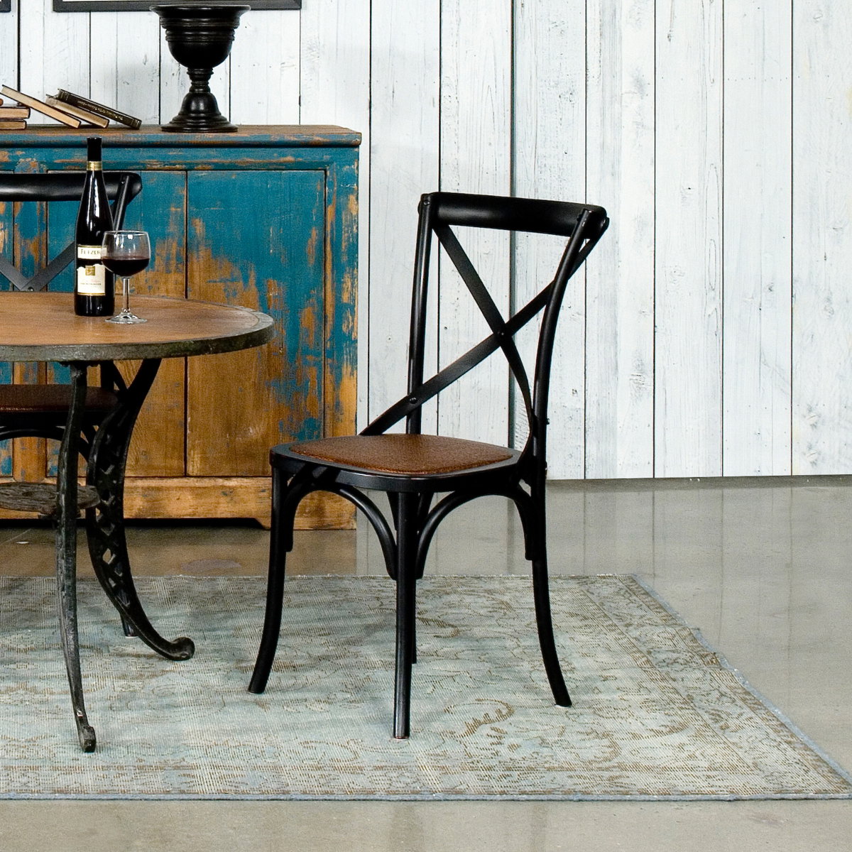 Tuileries Gardens Side Chair, by Sarreid, 1'8" length x 1'8" width x 3' height View 13