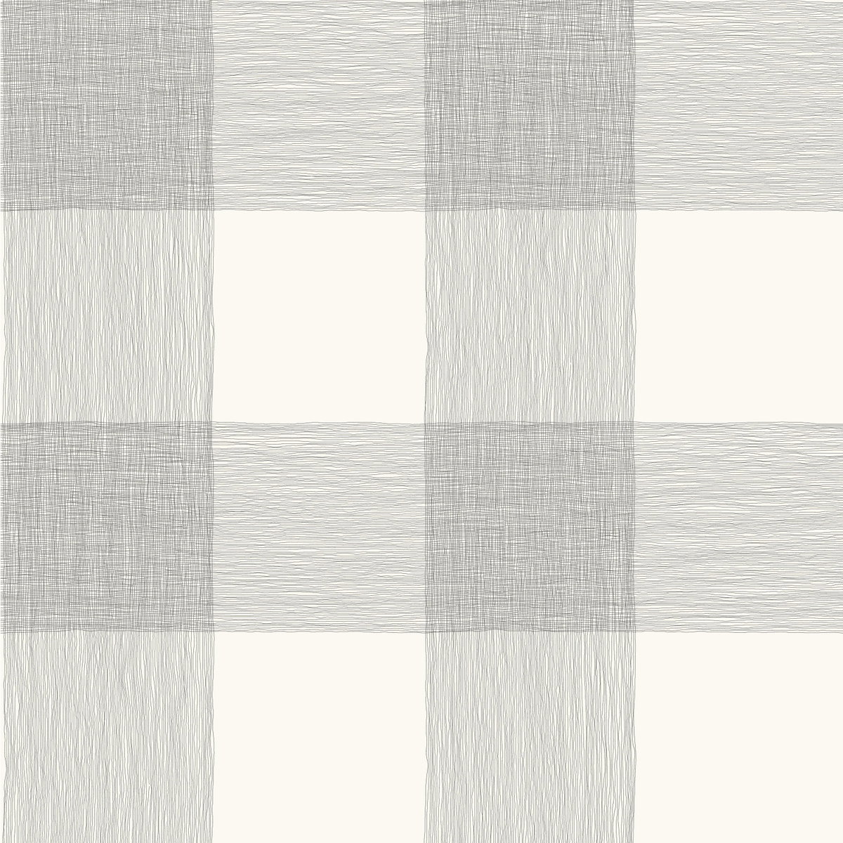 Common Thread Black & White Wallpaper, by York Wall, 33' length x 1'8.5" width x 0.02" depth