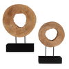Ashlea Wooden Sculptures S/2 thumbnail 0