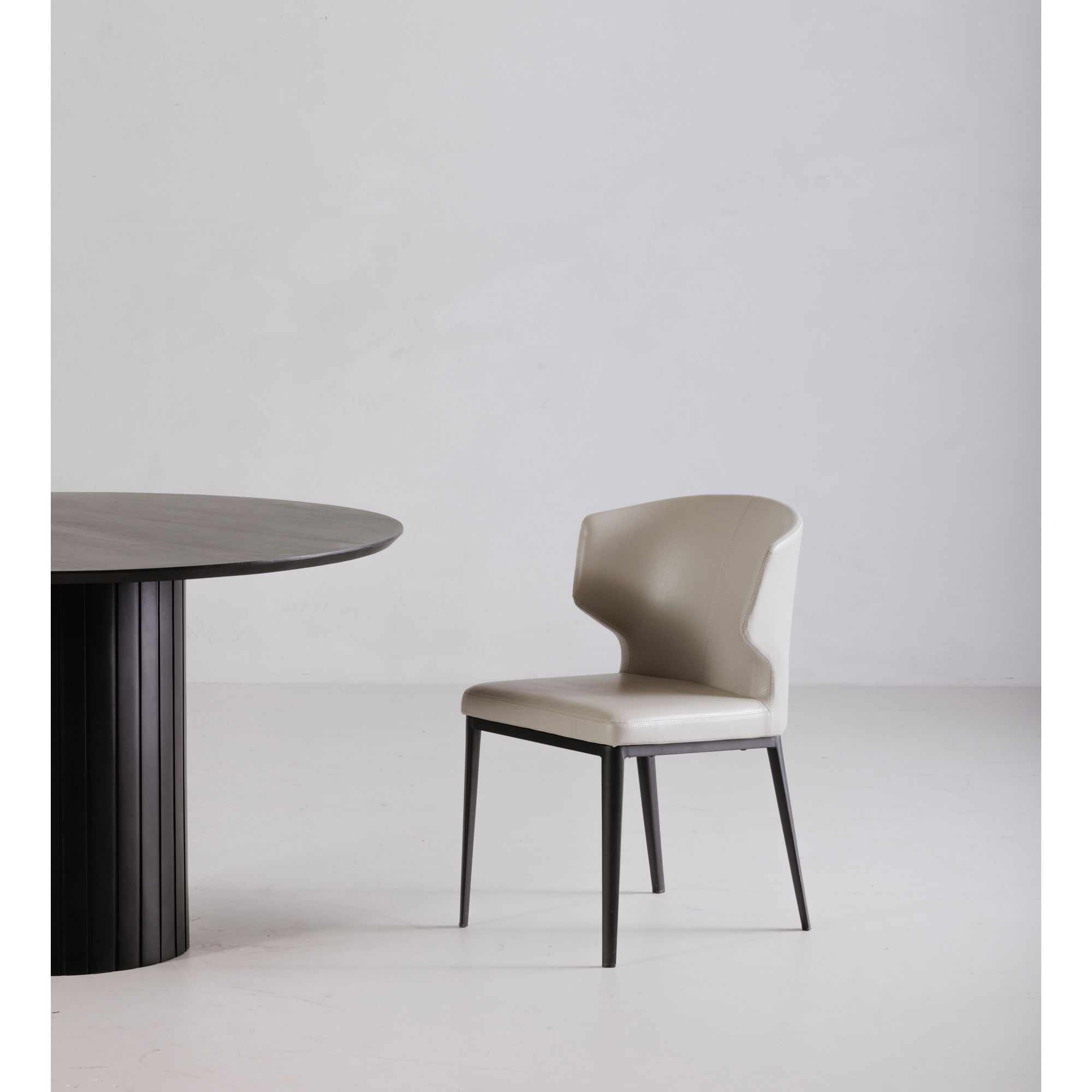 Delaney Dining Chair Beige - Set Of Two large image 
