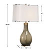 Shyla Dark Glass Table Lamp thumbnail 2