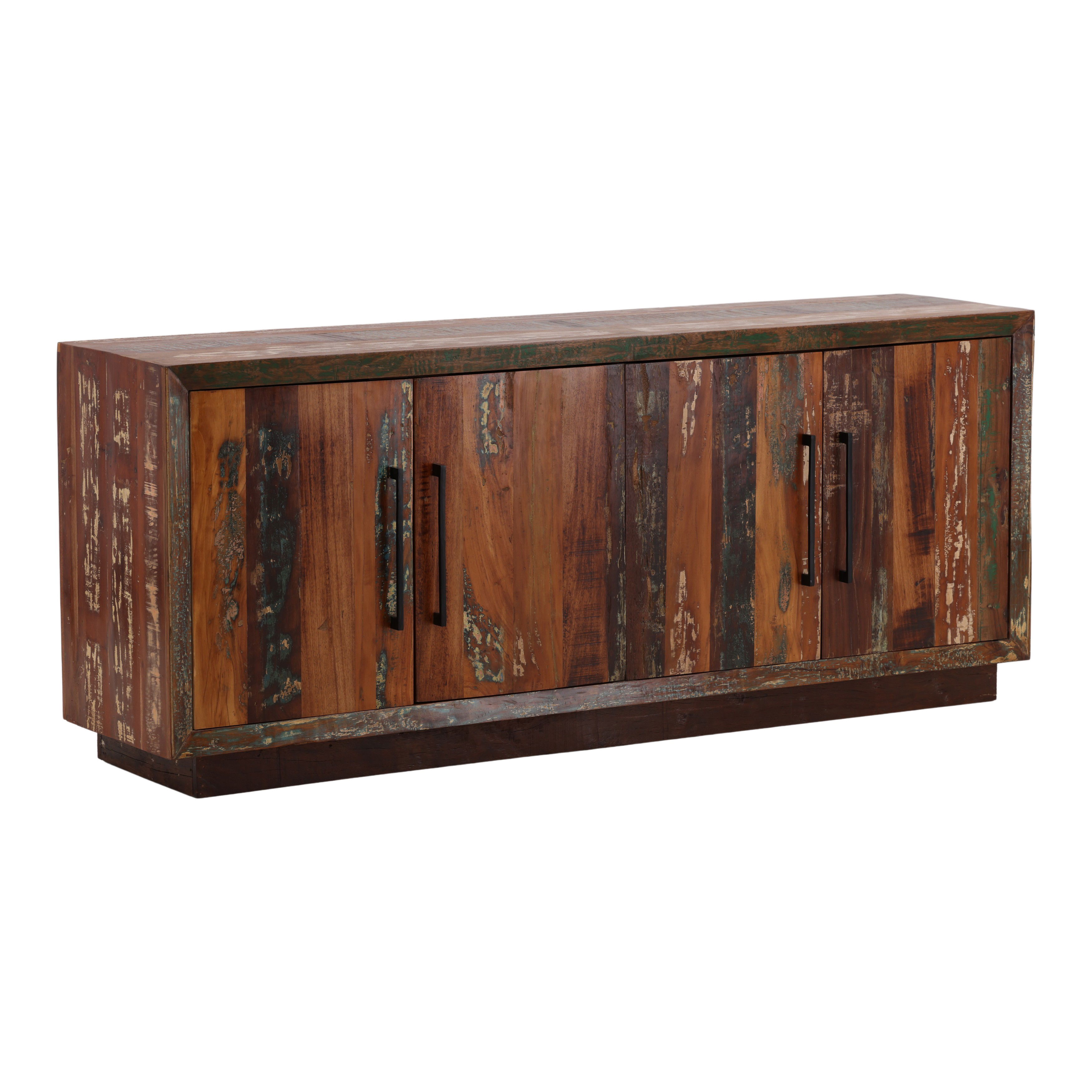 Neem Sideboard Brown, Sideboards & Buffet by Dovetail, 78" width x 32" height x 18" depth View 1