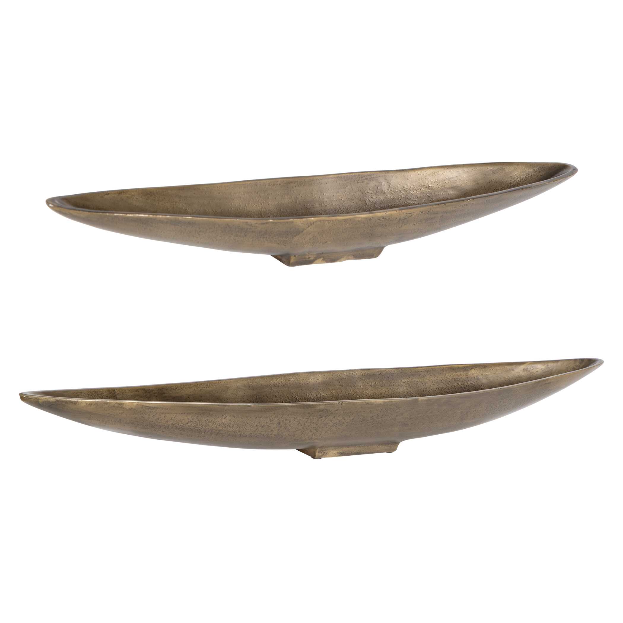 River Run Antique Brass Bowls Set/2 large image 