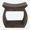 Connor Walnut Accent Stool thumbnail 0