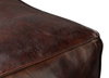 Sunday Afternoon Leather Cube Dark Brn, by Sarreid, 1'3" length x 1'3" width x 1'4" height thumbnail 9