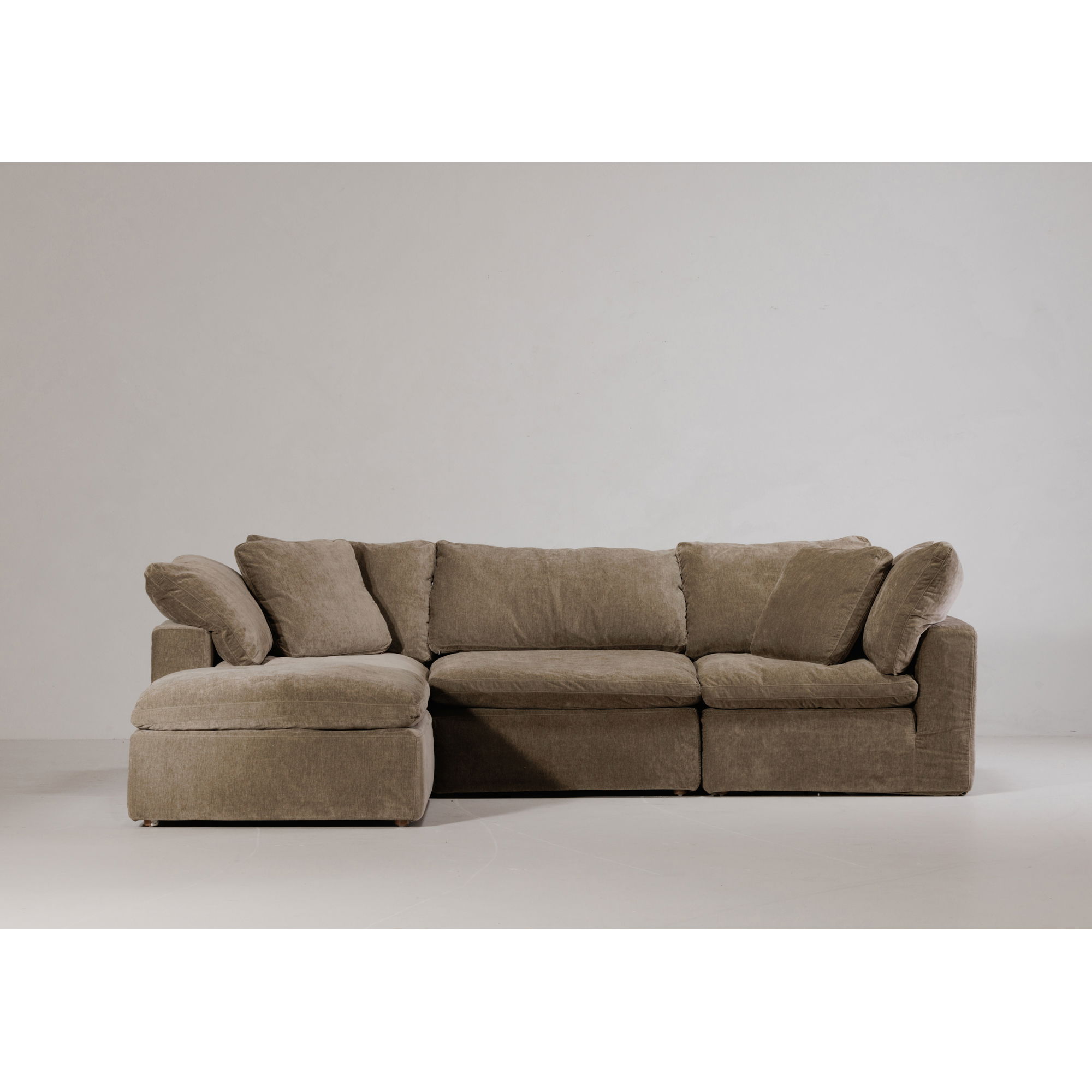 Clay Lounge Modular Sectional Desert Sage large image 