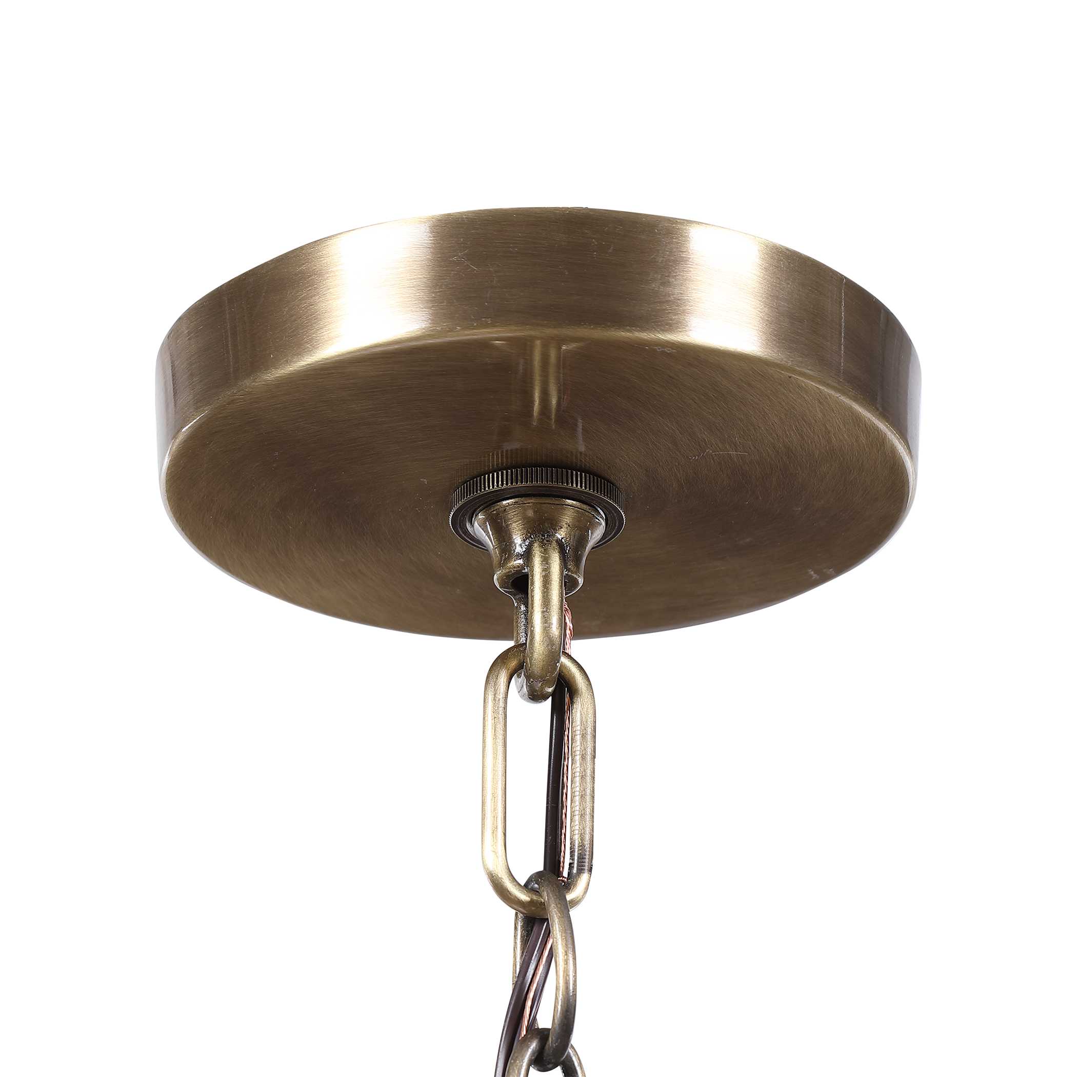 Rosston 1 Light Mini Pendant, Ceiling Light by Uttermost, 10" width x 22" height x 10" diameter x 10" depth View 4