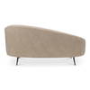 Abigail Chaise Light Brown Faux Shearling, Chaise Lounges & Daybed by Moe's Home, 66" width x 30" height x 30" depth thumbnail 4