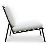 Salma Outdoor Accent Chair White, Outdoor Chair by Moe's Home, 2'10.7" width x 2'9.5" height x 2'11.5" depth thumbnail 3