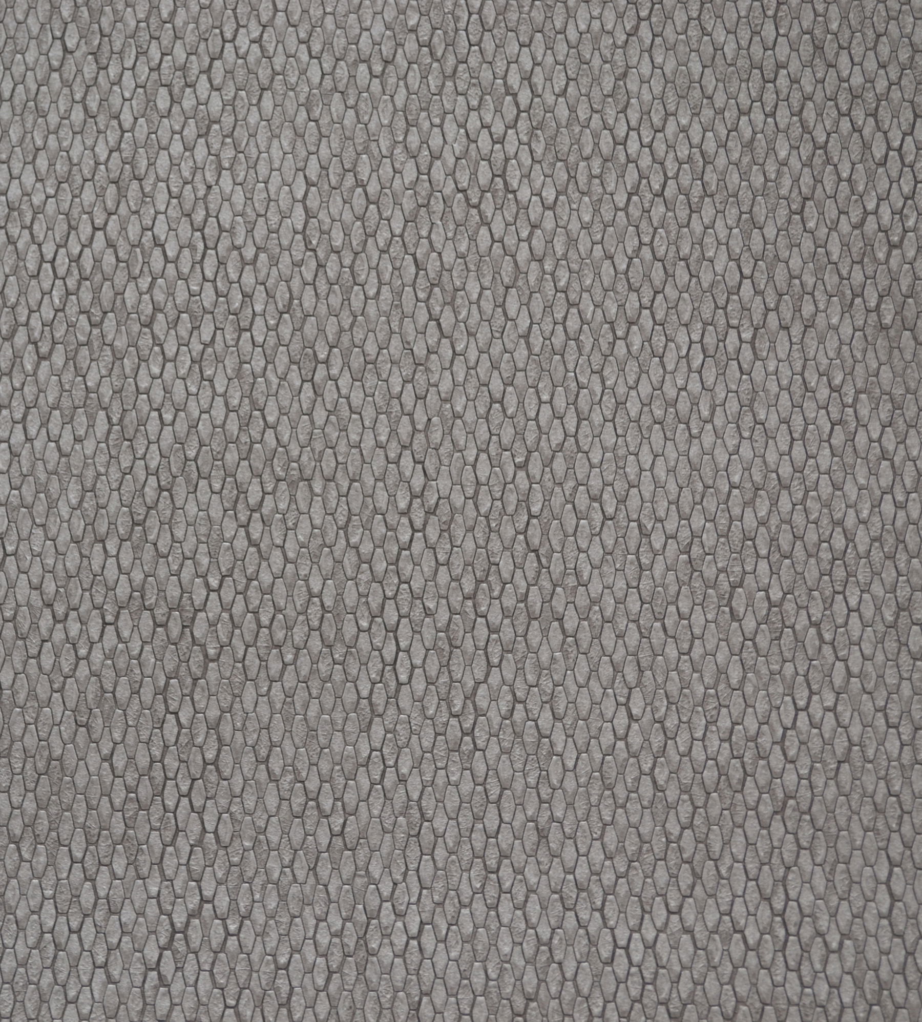 Stretched Hexagons Dark Silver Wallpaper, by York Wall, 33' length x 1'8.8" width x 0.02" depth View 1