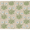 Meadow Flowers Linen & Blue Wallpaper, by York Wall, 27' length x 2'3" width x 0.02" depth thumbnail 1