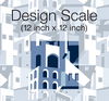 Arch Architectural Blue Peel & Stick Wallpaper thumbnail 3