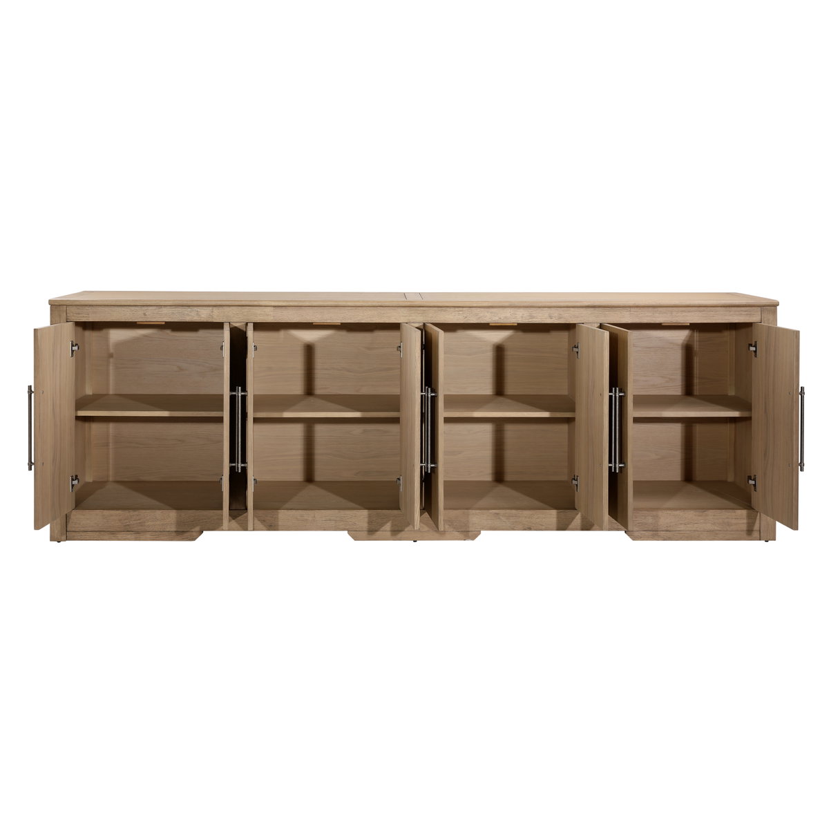 Delacruz Sideboard Natural, Sideboards & Buffet by Dovetail, 106.2" width x 36.5" height x 18.8" depth View 5