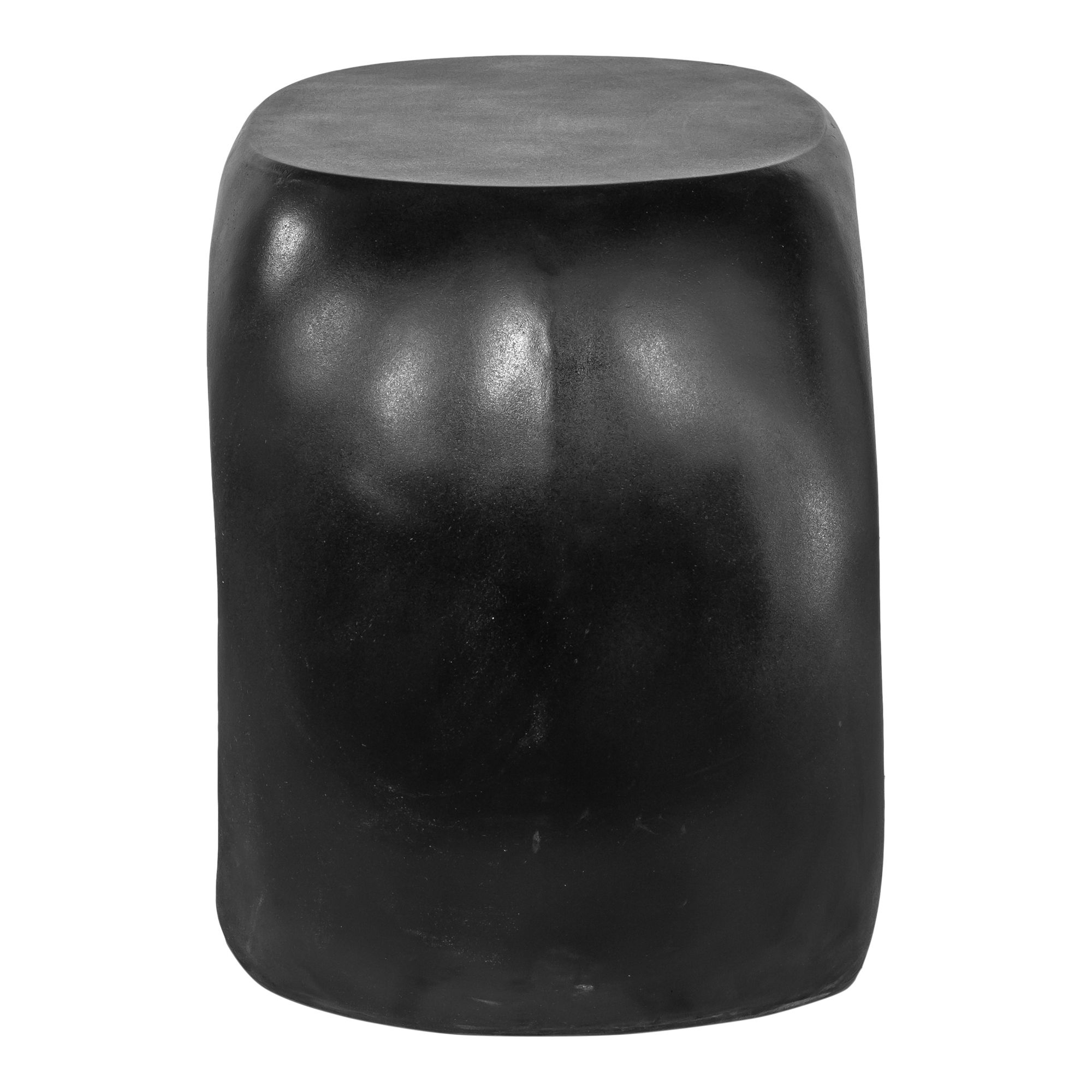 Albers Outdoor Stool Black, Outdoor Chair by Moe's Home, 2'2.75" width x 1'5.75" height x 1'2.75" depth View 3