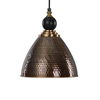 Adastra 1 Light Antique Brass Pendant, Ceiling Light by Uttermost, 14" height x 11.75" diameter thumbnail 1