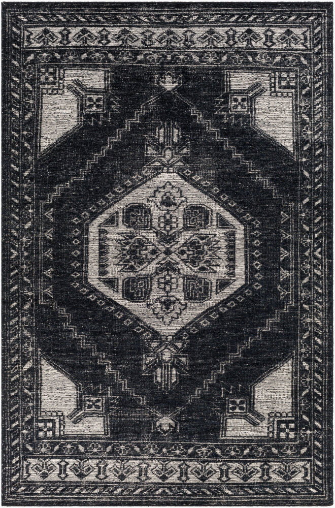 Zahra Handmade Rug, by Surya, 8'6" length x 5'6" width