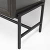 Arelius 70L x 18.75W x 32H Black-Brown Wood, Black Metal Base with 4 Glass Cabinet Doors Sideboard, Sideboards & Buffet by Mercana, 70" length x 18.75" width x 32" height thumbnail 10