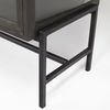 Arelius 70L x 18.75W x 32H Black-Brown Wood, Black Metal Base with 4 Glass Cabinet Doors Sideboard, Sideboards & Buffet by Mercana, 70" length x 18.75" width x 32" height thumbnail 9