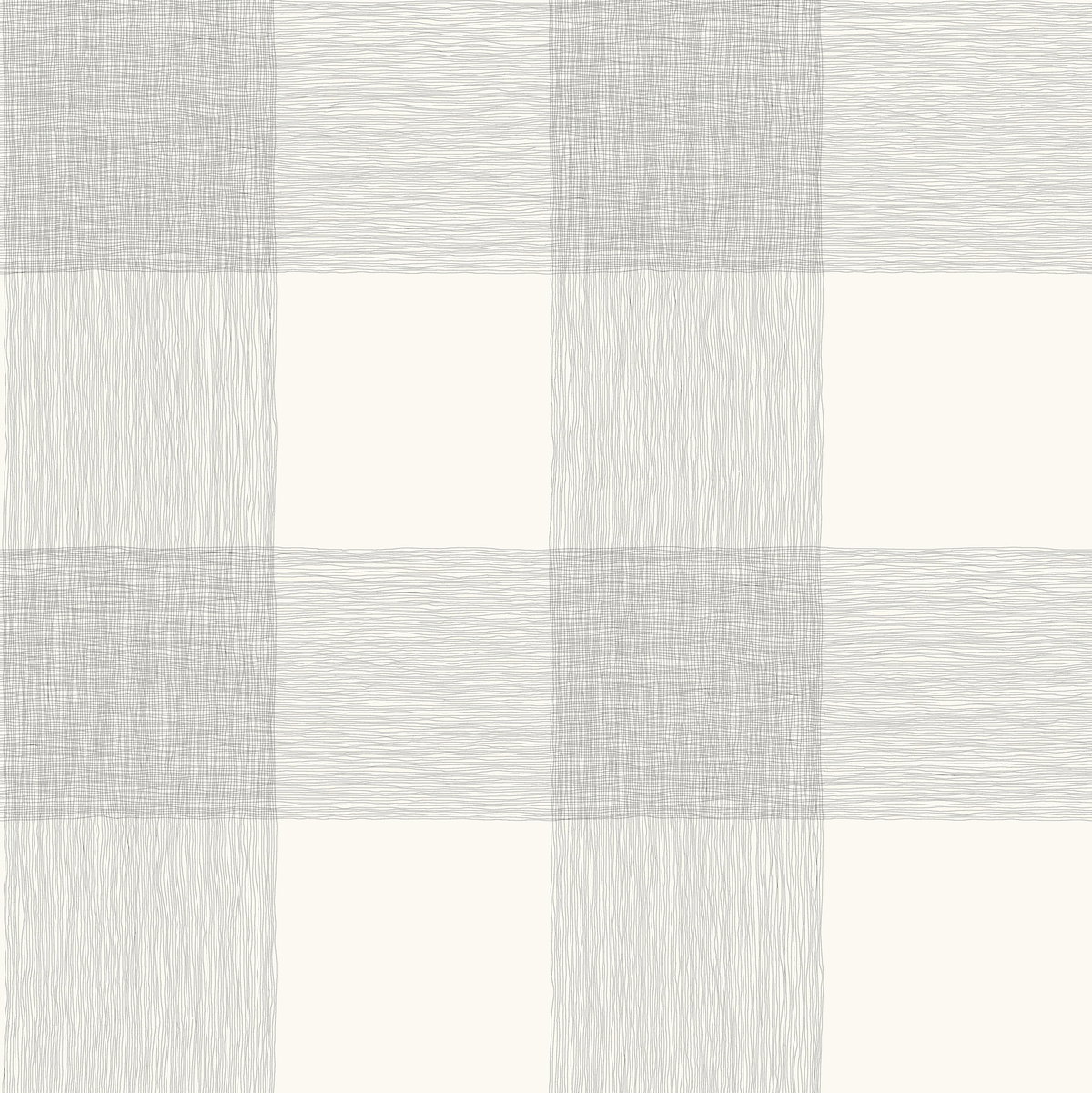Magnolia Home Common Thread Black & White Peel & Stick Wallpaper, by York Wall, 20' length x 1'8.5" width x 0.02" depth
