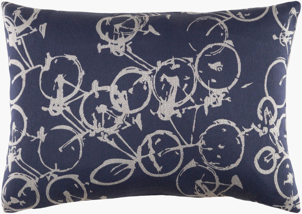 Pedal Power Lumbar Pillow, Decorative Pillow by Surya, 13" length x 19" width