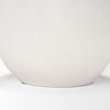 Karakum I Short White Textured Ceramic Vase thumbnail 7