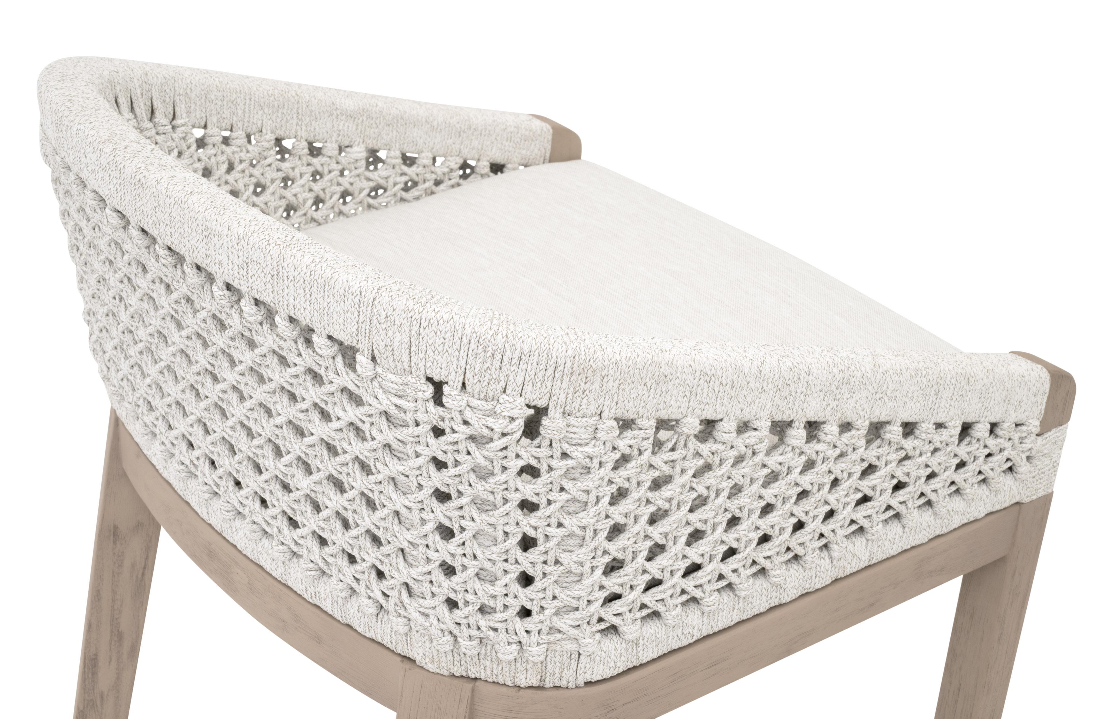 Montecito Outdoor Counter Stool, Dining Chair by Essentials for Living, 21" width x 32.25" height x 21" depth View 6