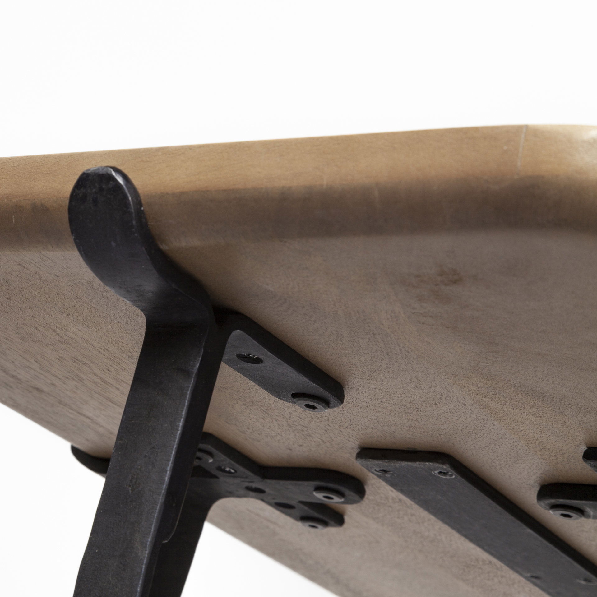 Helios II 60L x 14W x 29H Rectangular Brown Raised Edge Top Console Table, by Mercana, 60" length x 14" width x 29" height View 9