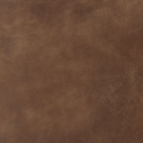 Berbick 43" Total Height Medium Brown Leather with Iron Frame Bar Stool