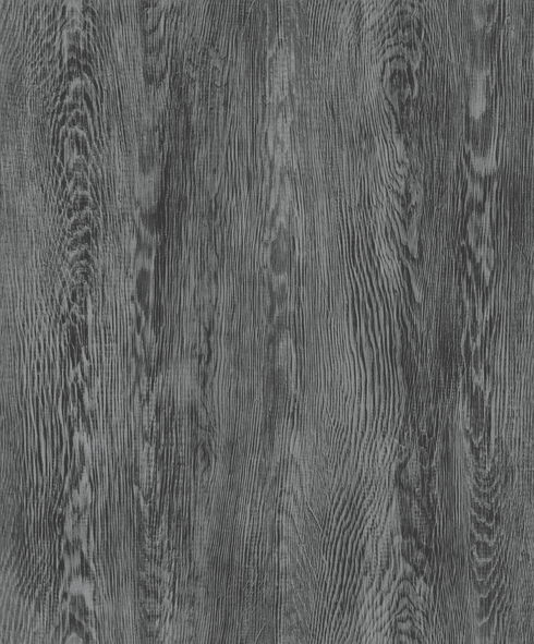 Quarter Sawn Wood Black Wallpaper