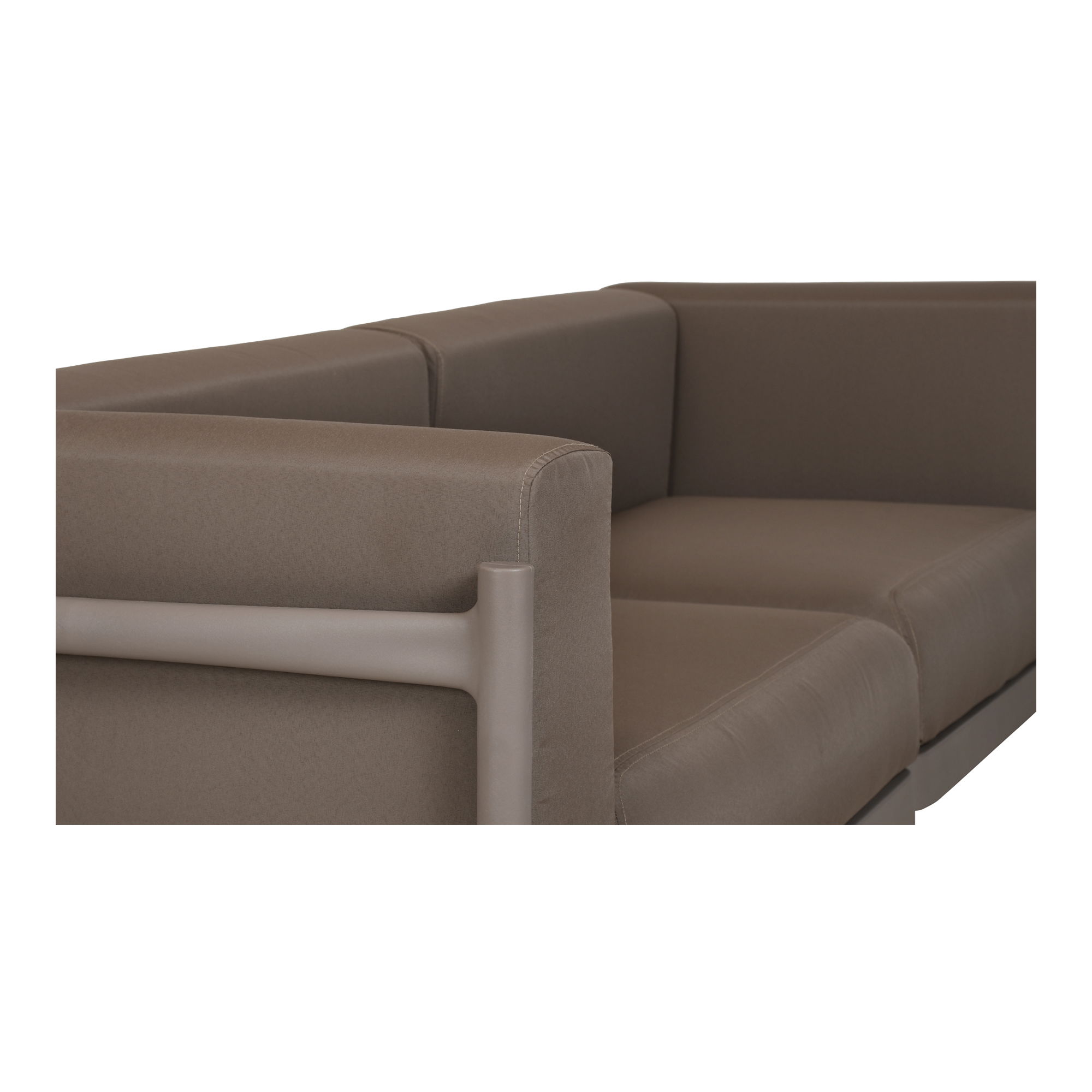 Suri Outdoor 3-seat Sofa, Sofas & Sectional by Moe's Home, 109" width x 26.2" height x 28.7" depth View 5