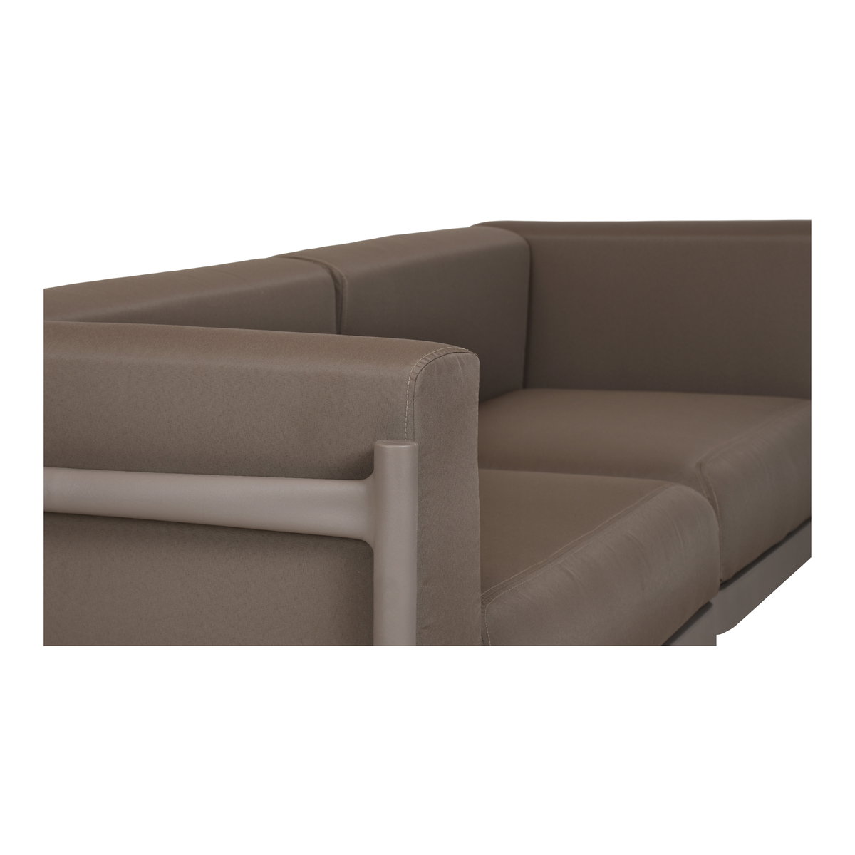 Suri Outdoor 3-seat Sofa, Sofas & Sectional by Moe's Home, 109" width x 26.2" height x 28.7" depth View 5