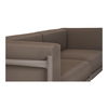 Suri Outdoor 3-seat Sofa, Sofas & Sectional by Moe's Home, 109" width x 26.2" height x 28.7" depth thumbnail 5