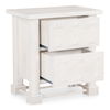 Clement Nightstand Whitewashed, by Moe's Home, 28" width x 30" height x 19" depth thumbnail 2