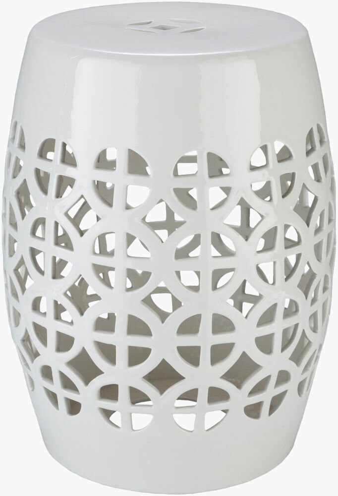 Ridgeway Garden Stool, Outdoor Furniture by Surya, 1'1" width x 1'5" height