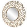 Swirl Round Gold Mirror thumbnail 6