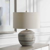 Prospect Striped Accent Lamp, by Uttermost, 1'5" width x 1'10" height x 1'5" depth thumbnail 9