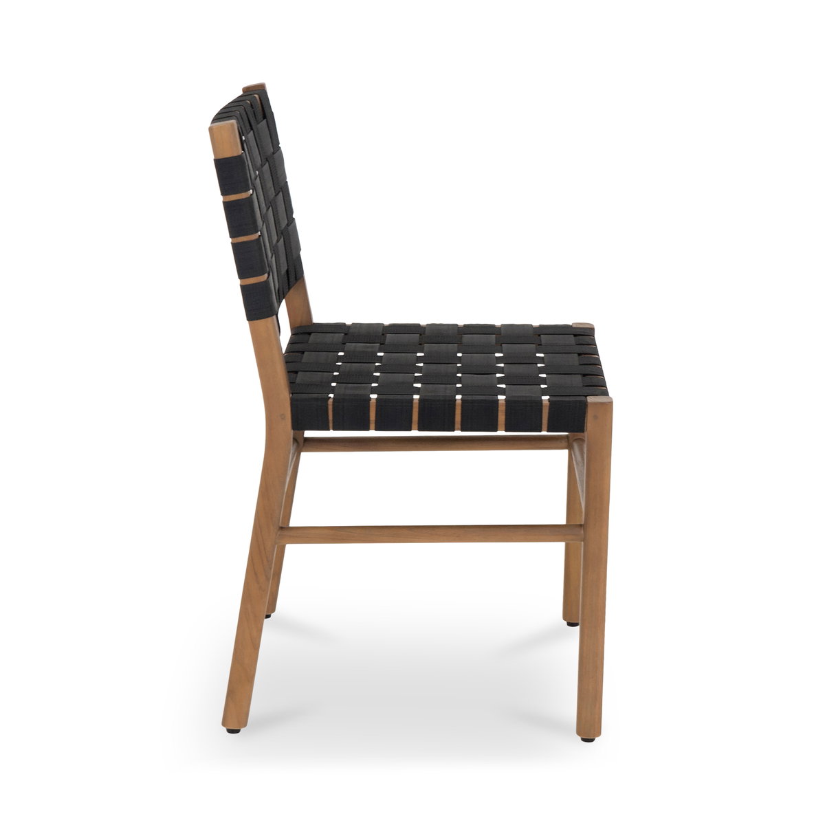 Mira Outdoor Dining Chair Black, by Moe's Home, 20" width x 33" height x 21.5" depth View 3