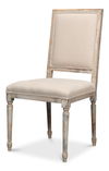 Square Back Side Chair Grey Oak Flax thumbnail 0