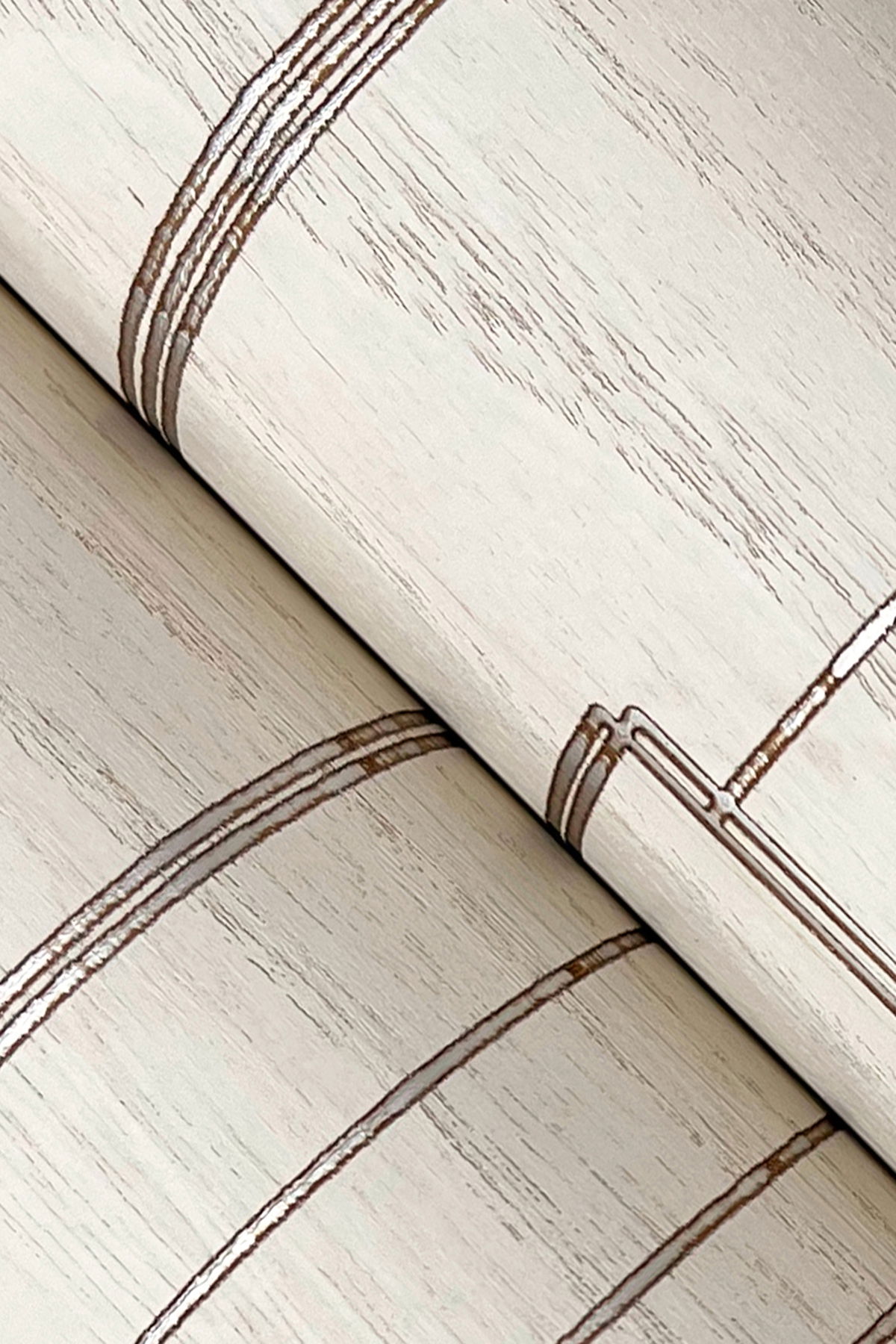Inlay Line White Wallpaper large image 