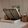 Sebastion Queen Storage Bed Cream thumbnail 9