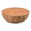 Eske Coffee Table Natural, by Moe's Home, 35.5" width x 12" height x 35.5" depth thumbnail 2