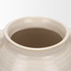 Tryna Large Beige with Matte Brown Ceramic Vase thumbnail 6