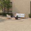 Kuna Outdoor Lounge Chair White, Outdoor Chair by Moe's Home, 2'3.5" width x 2'8" height x 2'6" depth thumbnail 8